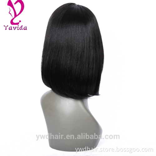 8-26" human hair lace front wig 100 brazilian virgin hair full lace wigs Glueless bob style human hair wig